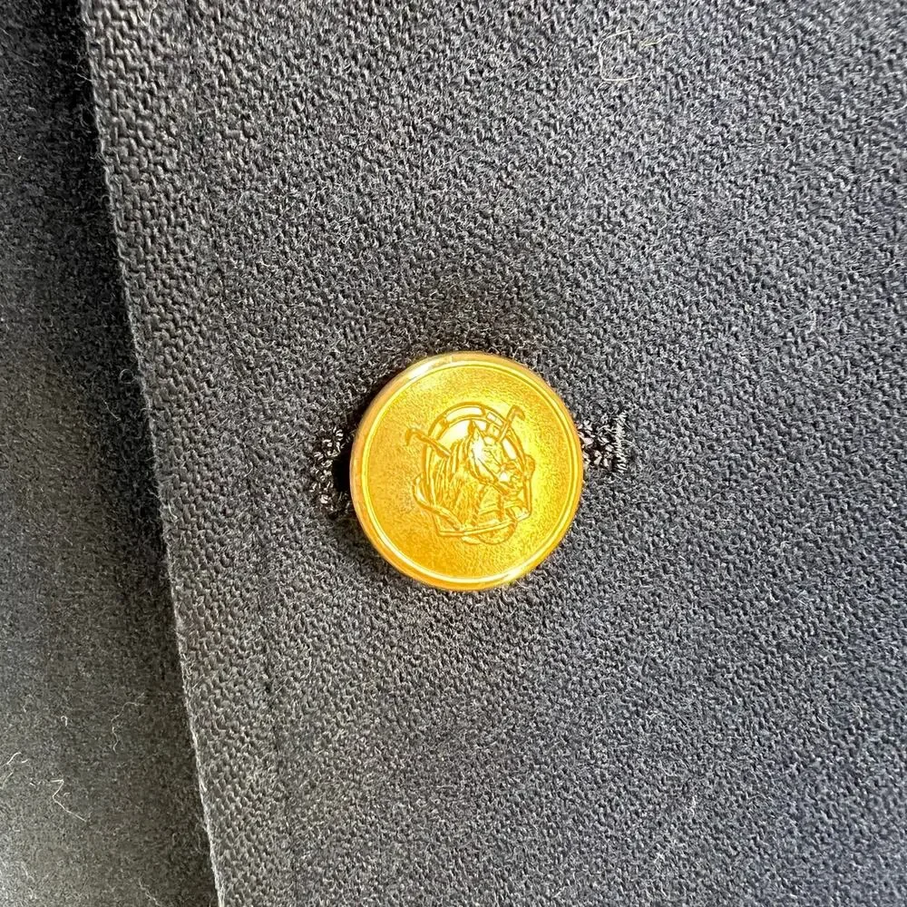Vintage Chaps Ralph Lauren Wool Navy Blazer